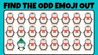 How Good Are Your Eyes #14 | Find The Odd Emoji Out | Emoji Puzzle Quiz | 45 Levels