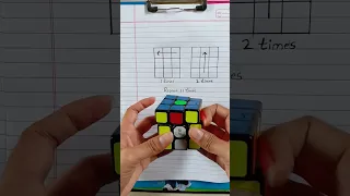 how to solve the 3 by 3 rubik's cube...#shorts
