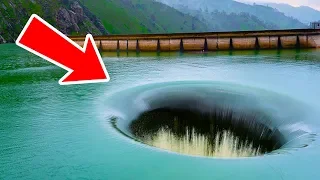 A Huge Hole in the Lake Hides an Underwater Town