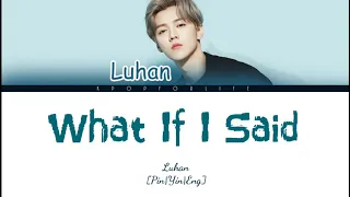 LUHAN 'WHAT IF I SAID' COLOR CODED LYRICS [CHI|PIN|ENG]