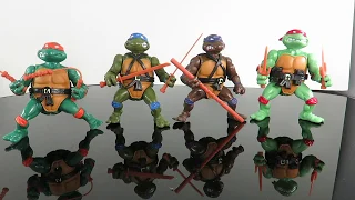 Gamestop exclusive Teenage Mutant Ninja Turtles 1988 original series 4 pack review