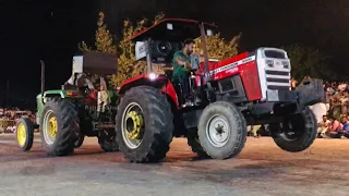 Massey Ferguson 9500 {Rohti} vs Johndeere 5310 Khiali Tractor Tochan 37