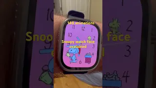 Snoopy watch face explained