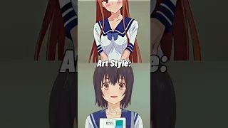 Ayane vs Kotone #anime #shorts #otaku