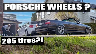 Will it Fit? Porsche 911 Turbo Wheels on E36 M3!