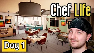 The FIRST 5 HOURS Of Chef Life: A Restaurant Simulator - Day 1