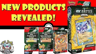 New Pokémon TCG Products Revealed! Miraidon & Victini ex Battle Decks! (Pokémon TCG News)