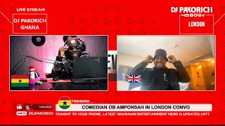 Comedian OB Amponsah shares his experience after performing in London for the first time