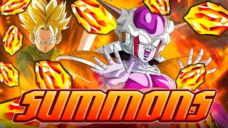 GUARANTEED FEATURED STEPS?! 2200+ STONES FIRST FORM FRIEZA AND FUTURE TRUNKS SUMMONS [Dokkan Battle]