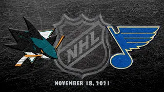 NHL Sharks vs Blues | Nov.18, 2021