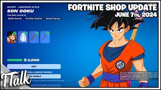 DRAGON BALL IS BACK! Fortnite Item Shop [June 7th, 2024] (Fortnite Chapter 5)