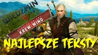 Wiedźmin 3 Krew i Wino - Najlepsze teksty