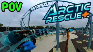 ARCTIC RESCUE POV! | SeaWorld San Diego New Roller Coaster 2023