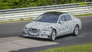 2021 Mercedes Maybach S-Class testing at the Nürburgring Nordschleife