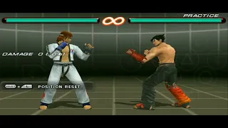 Tekken 6 PPSSPP - Sample Combo Hwoarang