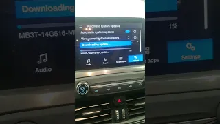 Ford focus sync  make last update to radio