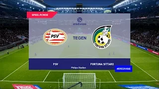 PSV Eindhoven vs Fortuna Sittard | 2019-20 Eredivisie | PES 2020