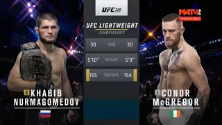 UFC 229. KHABIB NURMAGOMEDOV VS CONOR MCGREGOR/ХАБИБ НУРМАГОМЕДОВ ПРОТИВ КОНОРА МАКГРЕГОРА