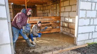 Pouring Concrete Floors in the Goat Barn!?