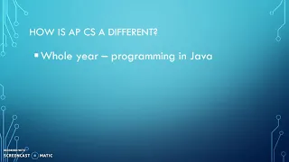 AP Computer Science Promo Video