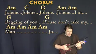 Jolene (Dolly Parton) Ukulele Cover Lesson in Am with Chords/Lyrics