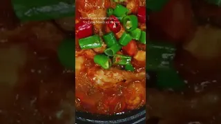 Такторитан 닭도리탕 Корейское острое блюдо из курицы.Корейская кухня.