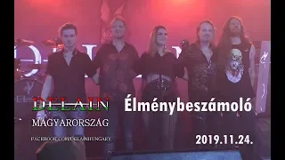 Delain Élményvideó (2019.11.24.  Barba Negra Music Club)