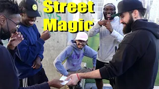 Amazing Strangers with 3 CARD MONTE SCAM | Street magic