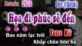 Họa Đi Phúc Sẽ Đến Karaoke Tone Nữ ( Nhạc Hoa Lời Việt Hay Nhất )