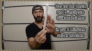 Silikonabzieher gut und günstig, in nur 2 Minuten selber machen