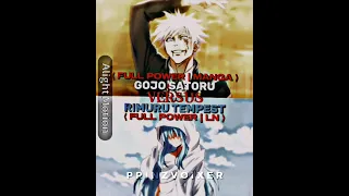 Gojo Satoru vs Rimuru Tempest | JJK & Tensura #edit #debate #anime #animeedit