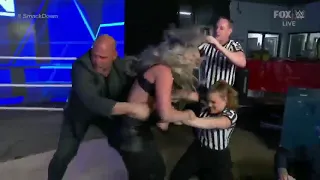 liv morgan attacks Sonya deville backstage SD 10/28/22