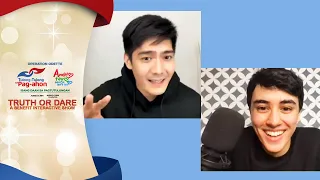 Robi at Edward, game na game sa Jojowain o Totropahin Challenge | Truth or Dare