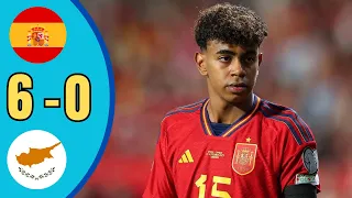 Spain Dominates Cyprus in Euro 2024 Group A Qualifier 6 0 Victory