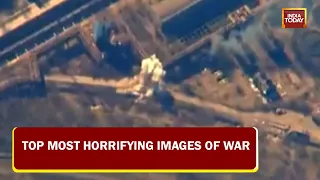 Armoured Carried Hit: Take A Look At Top Horrifying Images of Russia's Ukraine Invasion