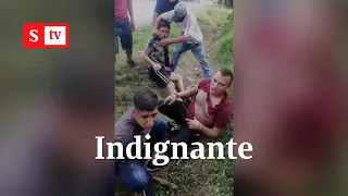 "Sigan trabajando para esos perros...": amarran y torturan a jóvenes del Esmad sin uniforme | Semana