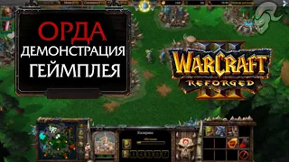 Warcraft III: Reforged BETA | Орда - Демонстрация геймплея | Без комментариев