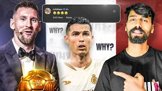 Why Ronaldo Taunts Messi for Ballon D'or 2023 . Messi Shuts Barcelona Rumour . Divyansh