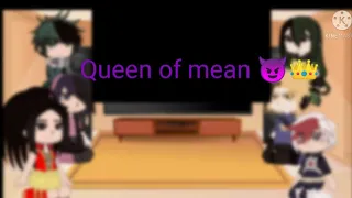 Mha reaction Queen of mean