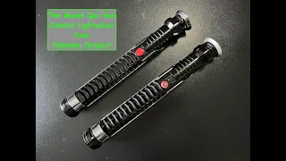 Qui-Gon EP1 Xeno3 pixel lightsaber from Padawan Outpost and a comparison with the earlier QG1 model.