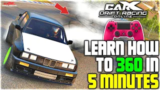 How To Do 360's On Controller | CarX Drift Racing Online
