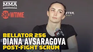 Diana Avsaragova Reacts To Ferocious KO Win at Bellator 256 - MMA Fighting