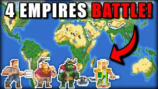 4 Empires Fight For The World! - (Worldbox)