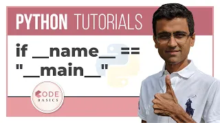 Python Tutorial - 15. if __name__ == "__main__"