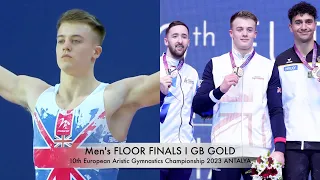 Luke Whitehouse 🇬🇧🥇in FLOOR FINALS |  European Championship Artistic Gymnastics  2023 🇮🇱🥈, 🇩🇪🥉