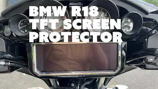 Install: TFT Screen Protector for BMW R18 Bagger & Transcontinental