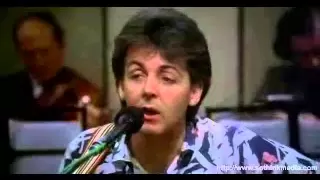 Paul McCartney "For No One"  Great Version!