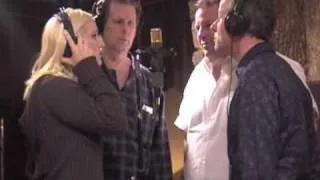 2000: Brian and band recording "On Christmas Day"