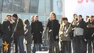 Митинг на Новом Арбате: Ксения Собчак