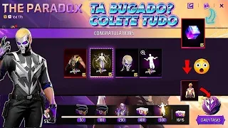 E SÉRIO ISSO! CORRE COLETE TODAS AS RECOMPENSAS DO PARADOXO NO FREE FIRE!